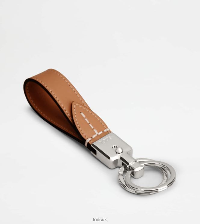 Tod's Men Leather Key Holder 602L841035 Brown