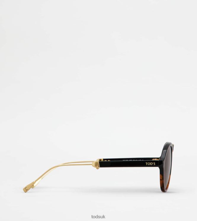 Tod's Men Foldable Sunglasses 602L841075 Brown/Black