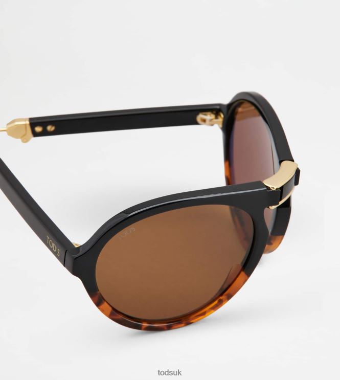 Tod's Men Foldable Sunglasses 602L841075 Brown/Black