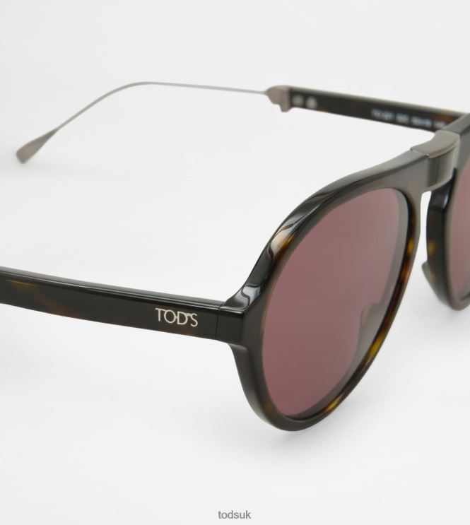 Tod's Men Foldable Sunglasses 602L841077 Brown