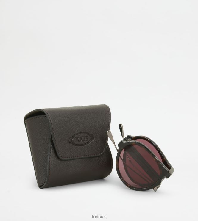 Tod's Men Foldable Sunglasses 602L841077 Brown