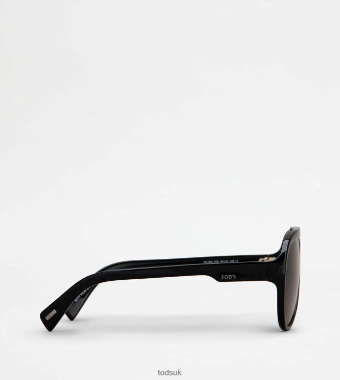 Tod's Men Mask Sunglasses 602L841083 Black