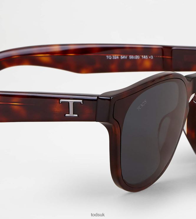 Tod's Men Tortoise Sunglasses 602L841071 Brown