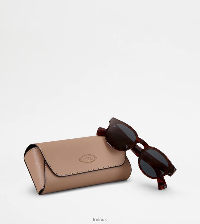 Tod's Men Tortoise Sunglasses 602L841071 Brown