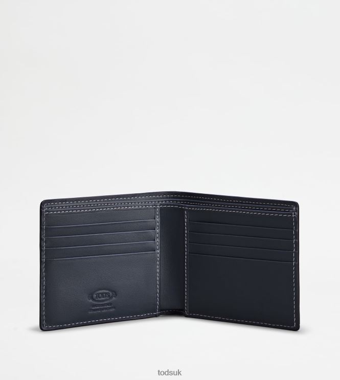 Tod's Men Wallet in Leather 602L841019 Blue