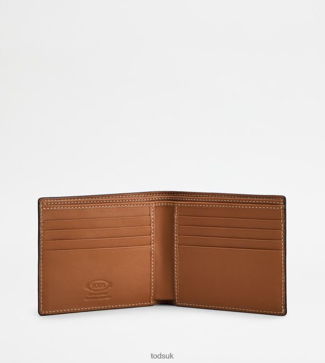 Tod's Men Wallet in Leather 602L841023 Brown