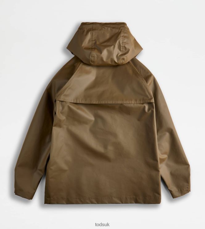 Tod's Men Rubberized Parka 602L841097 Green