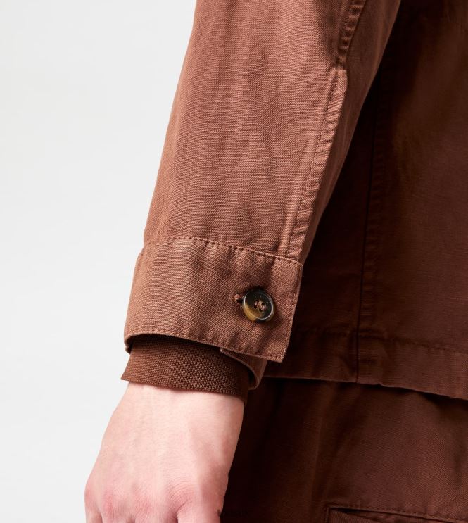 Tod's Men Shirt Jacket Maxi Pockets 602L841088 Brown