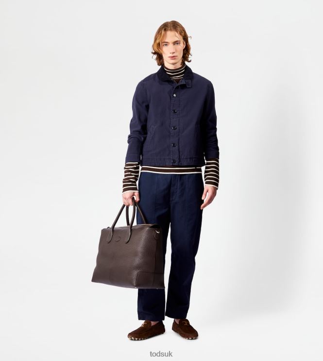 Tod's Men Washed Jacket 602L841107 Blue