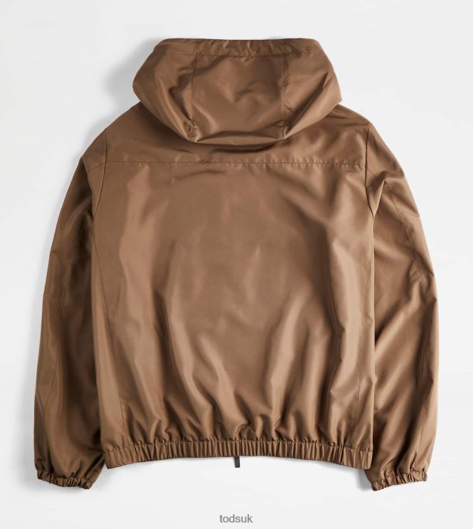 Tod's Men Windbreaker 602L841091 Brown