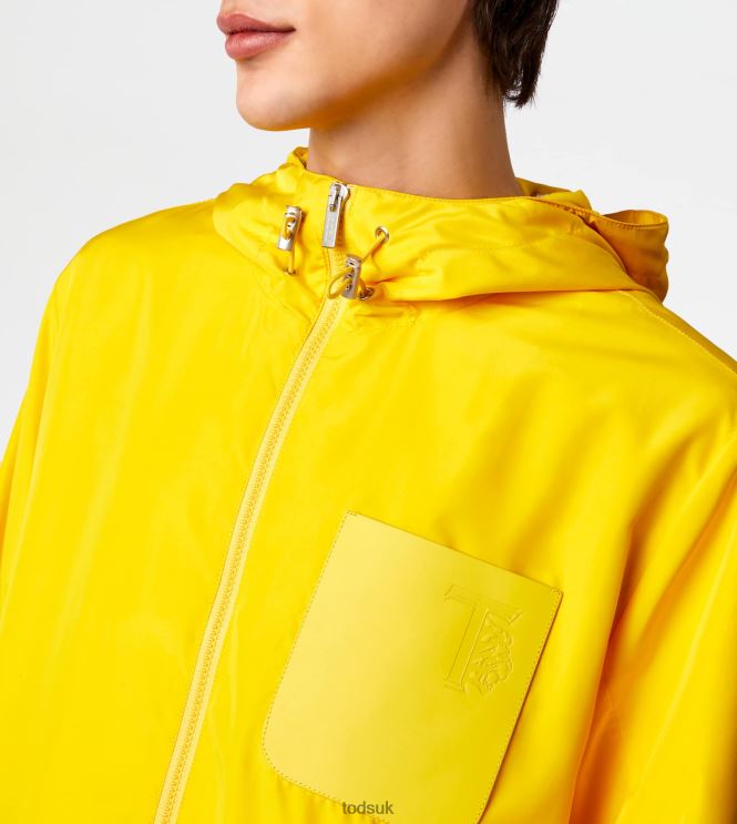 Tod's Men Windbreaker 602L841092 Yellow