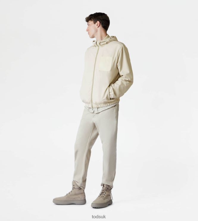 Tod's Men Windbreaker 602L841112 Beige