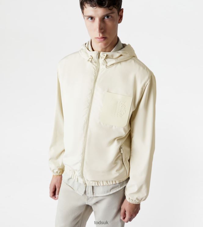 Tod's Men Windbreaker 602L841112 Beige