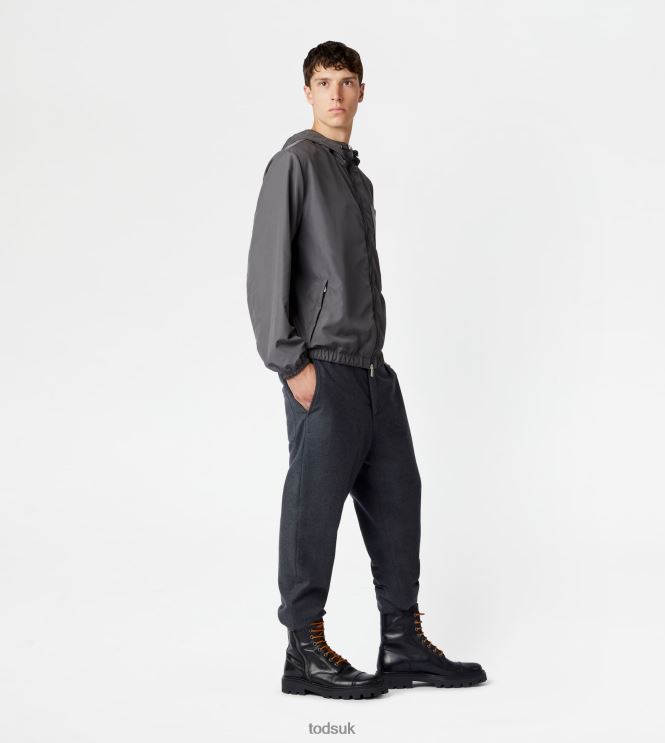 Tod's Men Windbreaker 602L841118 Grey