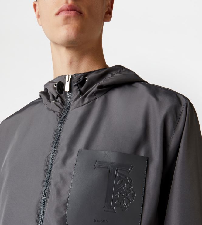Tod's Men Windbreaker 602L841118 Grey