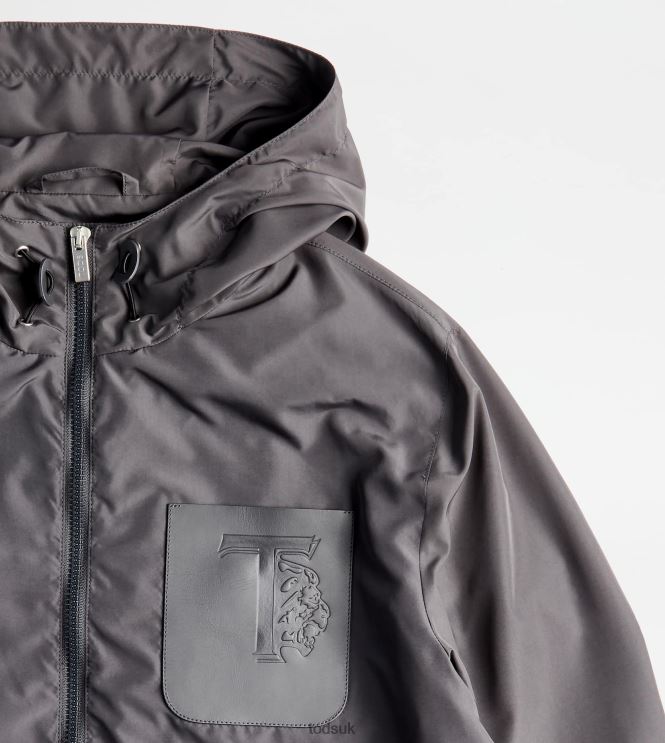Tod's Men Windbreaker 602L841118 Grey