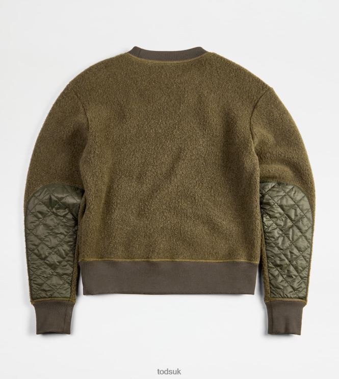 Tod's Men Cashmere Blend Sweatshirt 602L841128 Green