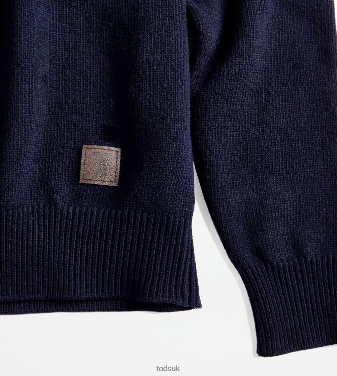 Tod's Men Cashmere Blend Turtleneck 602L841124 Blue