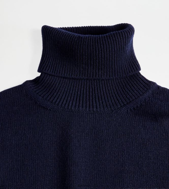 Tod's Men Cashmere Blend Turtleneck 602L841124 Blue