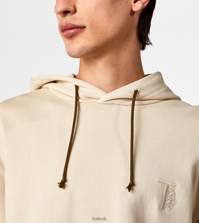 Tod's Men Hooded Sweatshirt 602L841102 Beige