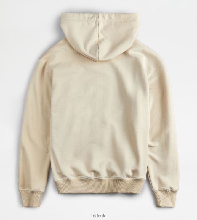 Tod's Men Hooded Sweatshirt 602L841102 Beige