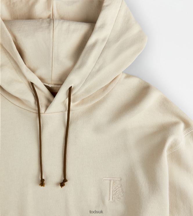 Tod's Men Hooded Sweatshirt 602L841102 Beige
