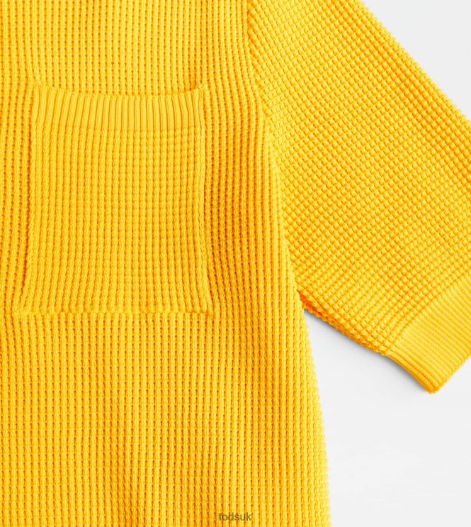 Tod's Men Polo Shirt in Knit 602L841123 Yellow