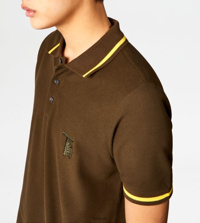 Tod's Men Polo Shirt in Piquet 602L841094 Green