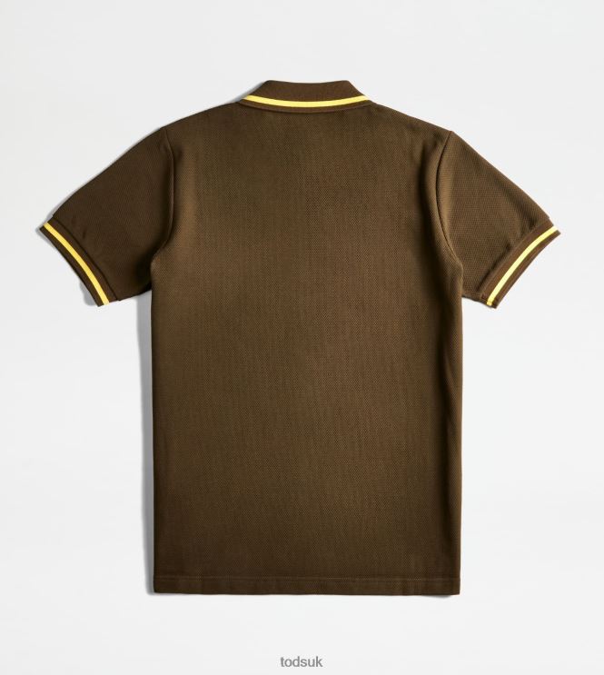 Tod's Men Polo Shirt in Piquet 602L841094 Green