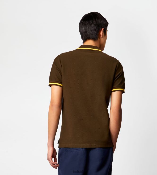 Tod's Men Polo Shirt in Piquet 602L841094 Green