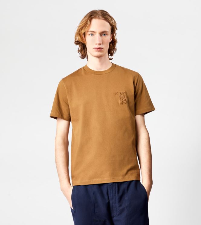 Tod's Men Round Neck T-Shirt 602L841100 Brown