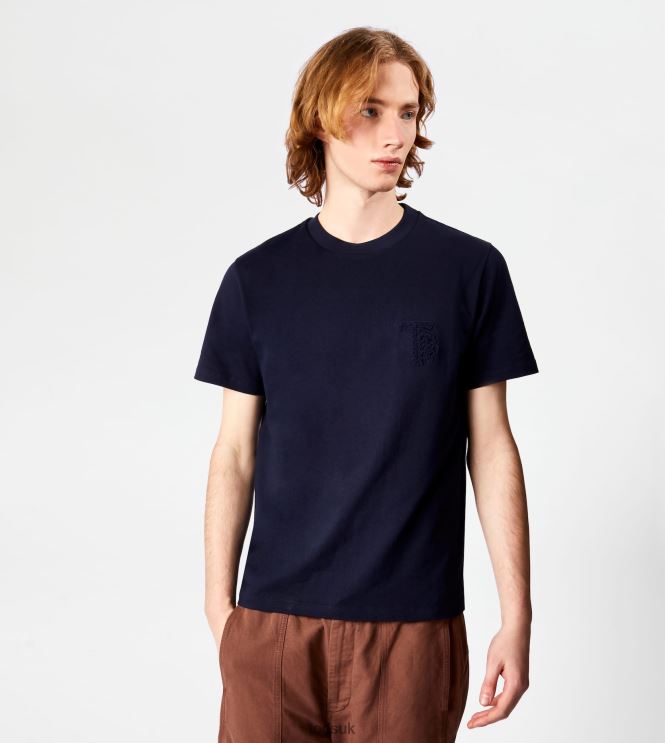 Tod's Men Round Neck T-Shirt 602L841101 Blue
