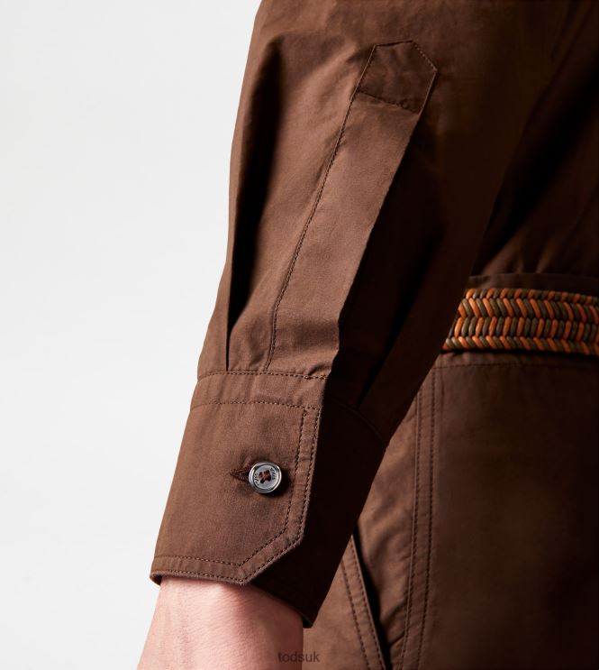 Tod's Men Shirt 602L841111 Brown