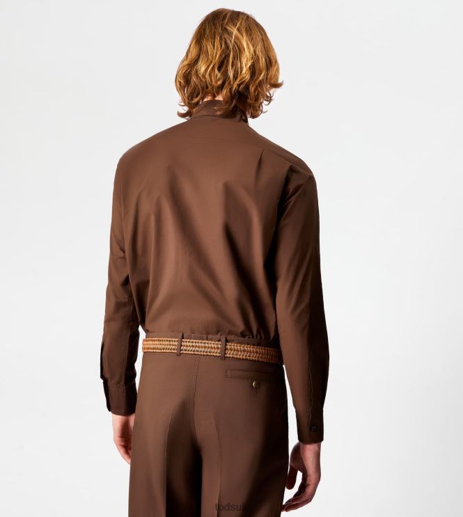 Tod's Men Shirt 602L841111 Brown