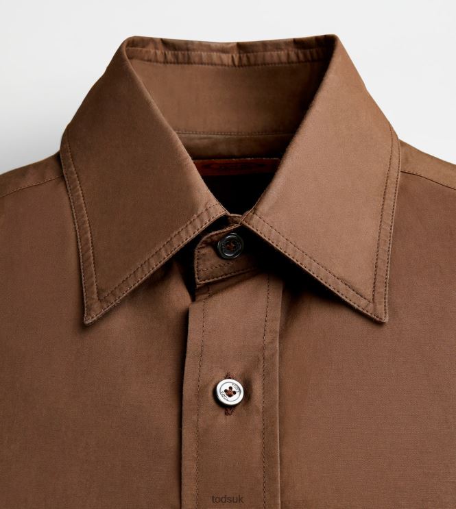 Tod's Men Shirt 602L841111 Brown