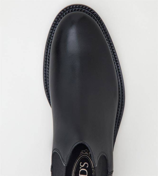 Tod's Men Ankle Boots in Leather 602L84810 Black