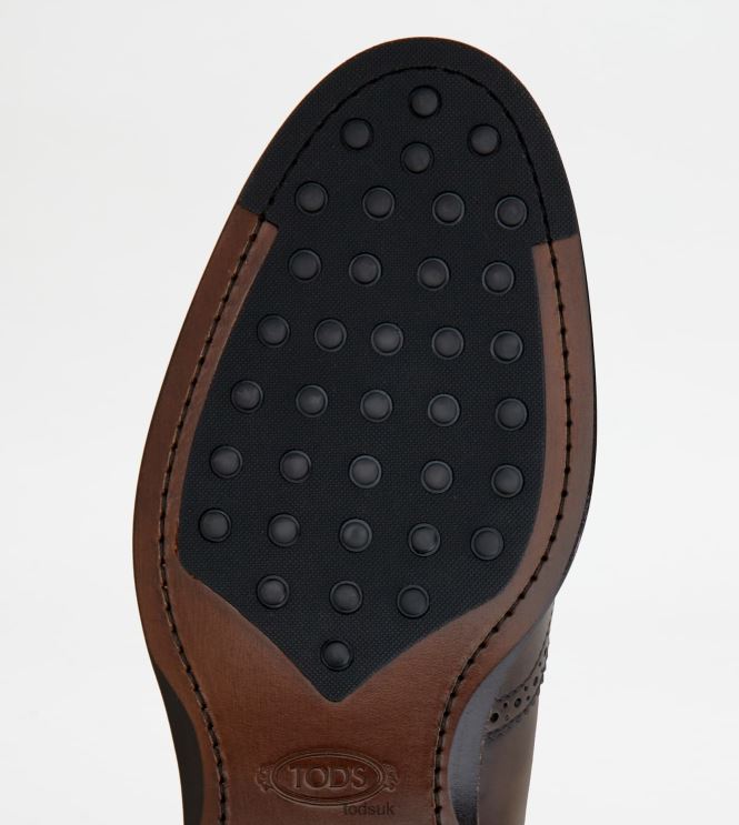 Tod's Men Ankle Boots in Leather 602L84811 Brown