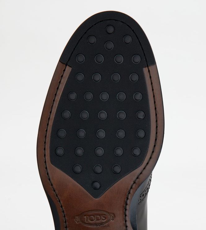 Tod's Men Ankle Boots in Leather 602L84812 Black