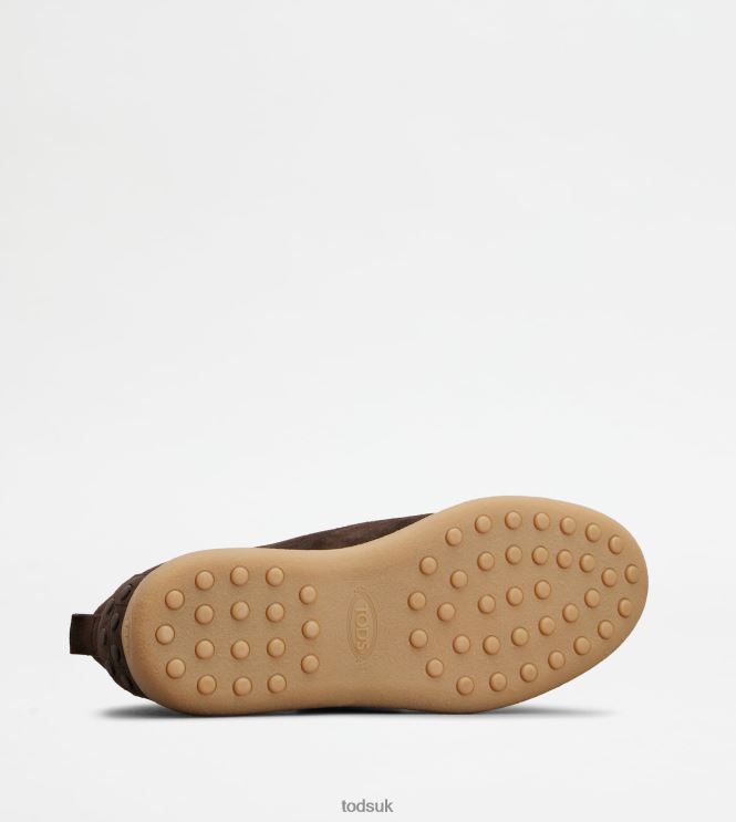 Tod's Men Desert Boots in Suede 602L84783 Brown