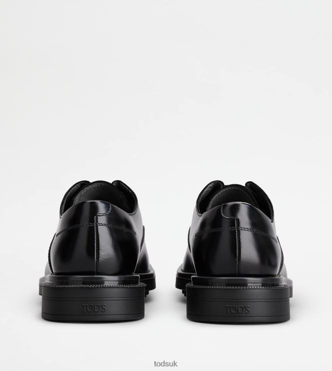 Tod's Men Lace-ups in Leather 602L84818 Black