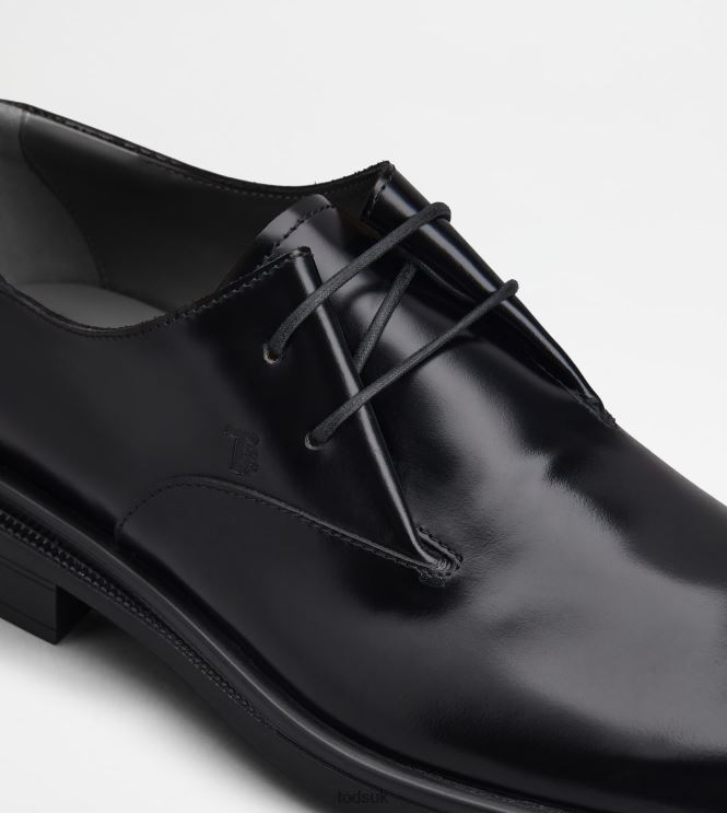 Tod's Men Lace-ups in Leather 602L84818 Black