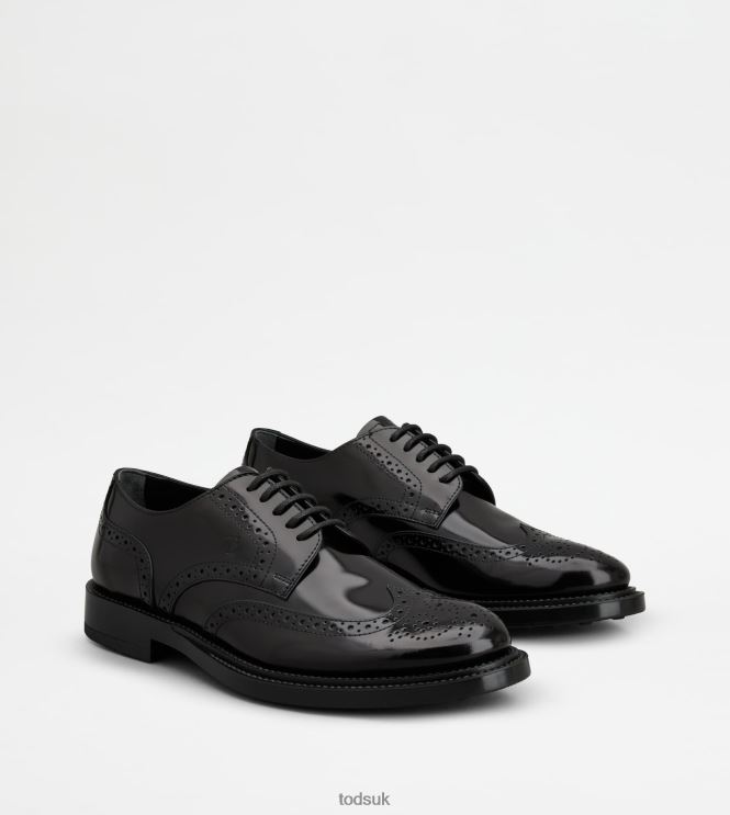 Tod's Men Lace-ups in Leather 602L84821 Black