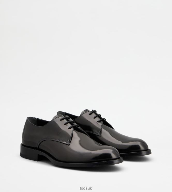 Tod's Men Lace-ups in Leather 602L84823 Black