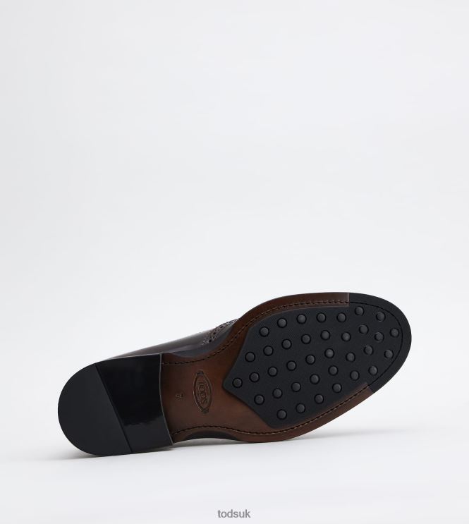Tod's Men Lace-ups in Leather 602L84824 Brown
