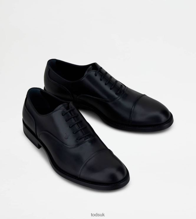 Tod's Men Lace-ups in Leather 602L84827 Black