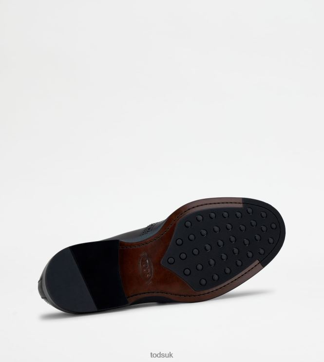 Tod's Men Lace-ups in Leather 602L84828 Black
