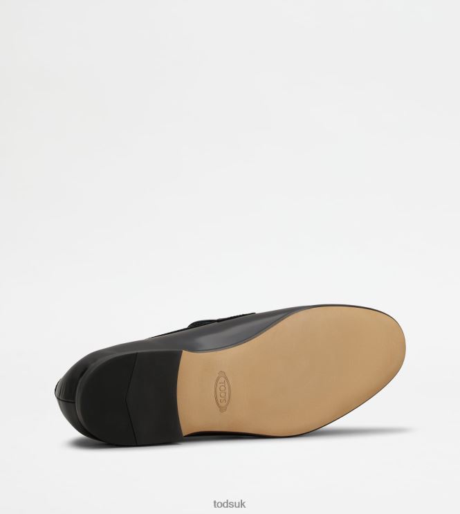 Tod's Men Kate Loafers in Leather 602L84703 Black