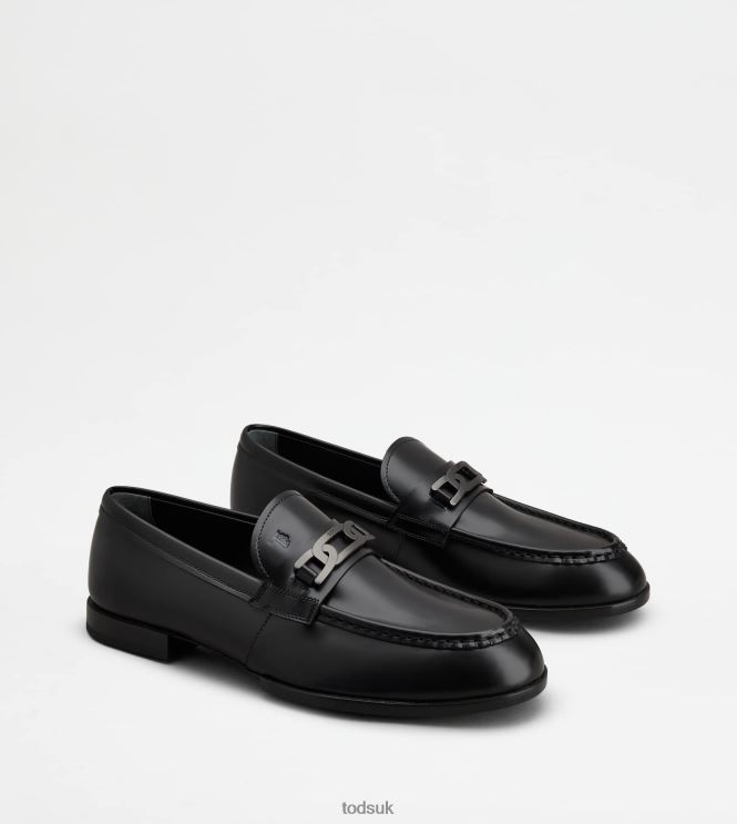 Tod's Men Kate Loafers in Leather 602L84708 Black