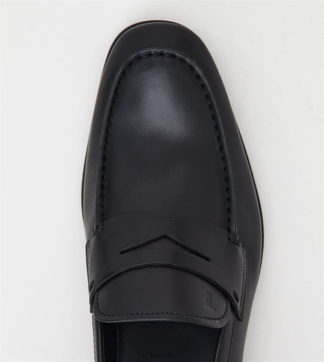 Tod's Men Loafers in Leather 602L84692 Black
