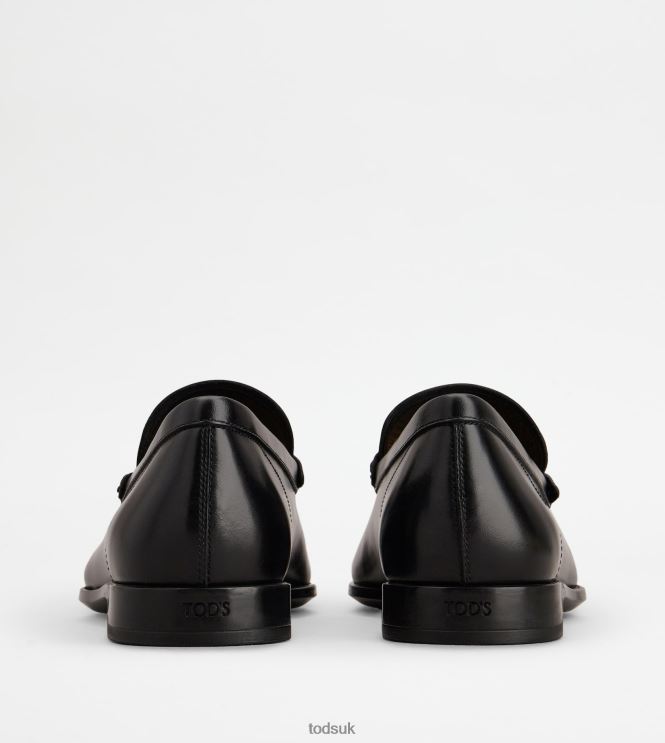 Tod's Men Loafers in Leather 602L84707 Black